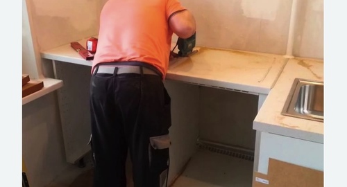 Сборка кухонного гарнитура. Заинск